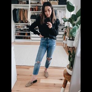 Levi’s 501 Skinny Distressed Cropped